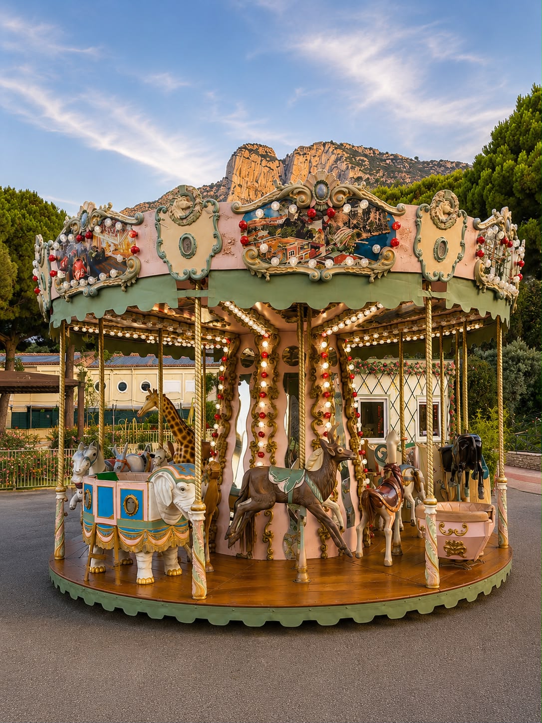 Carrousel des Roses vue panoramique à Monaco